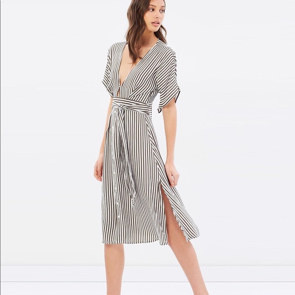 faithfull the brand mustang midi dress